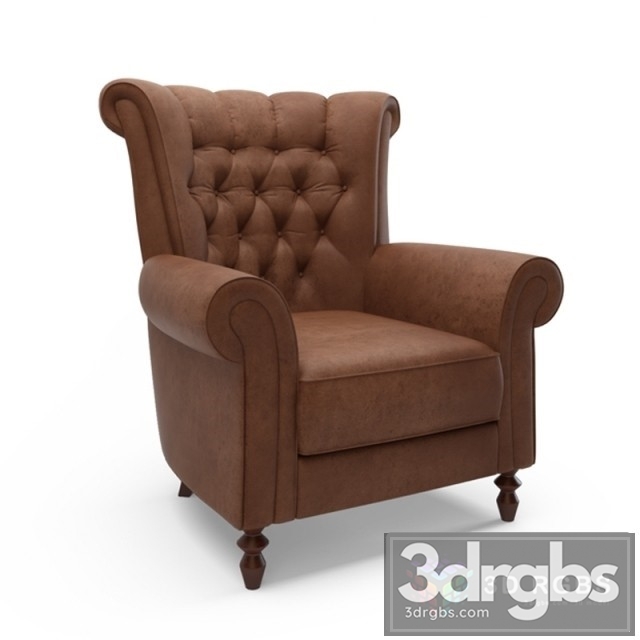 Rode Armchair 3dsmax Download - thumbnail 1