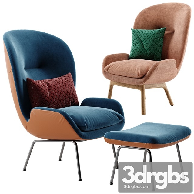 Rolf Benz Armchair 594 3dsmax Download - thumbnail 1