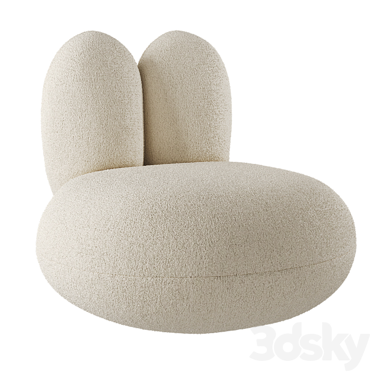 Roman Plyus Bunny chair 3DS Max Model - thumbnail 1