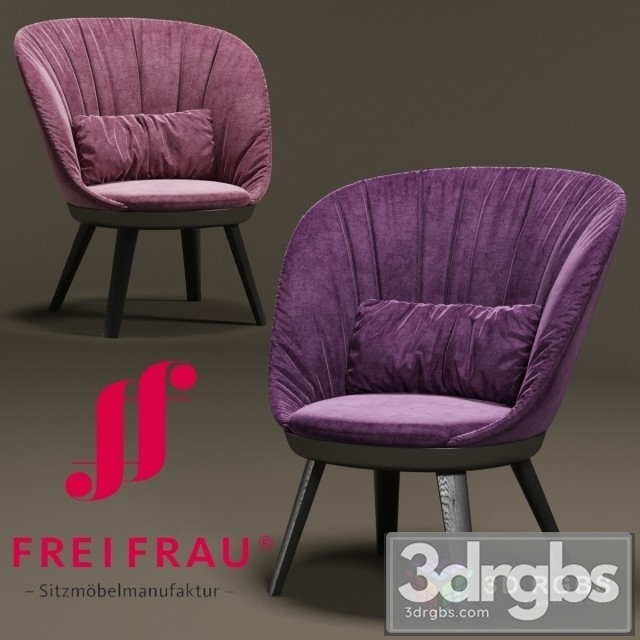 Romy Freifrau Armchair 3dsmax Download - thumbnail 1