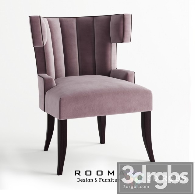 Rooma Design Tory Armchair 3dsmax Download - thumbnail 1