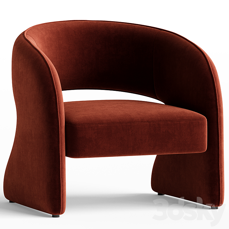 Rosalia Chair 3DS Max Model - thumbnail 1