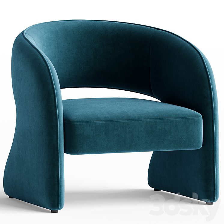 Rosalia Chair 3DS Max Model - thumbnail 2