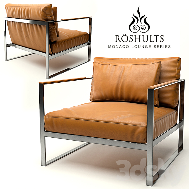 Roshults Monaco lounge chair 3DSMax File - thumbnail 1