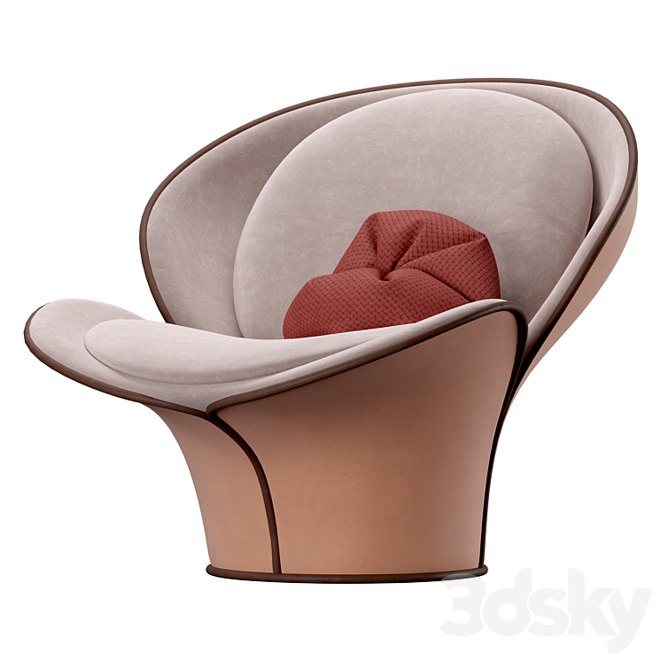 Rossana Orlandi BEBA Armchair 3DS Max - thumbnail 1