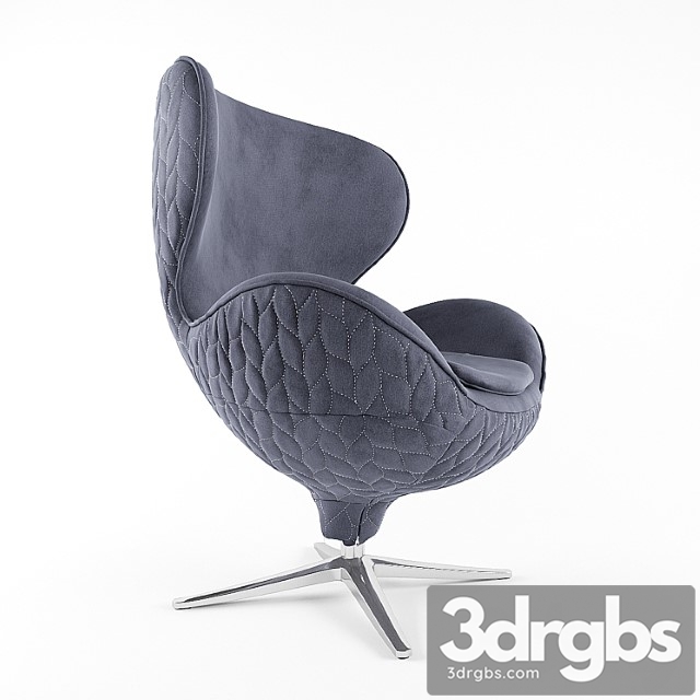 Rotating lounge chair kare design 3dsmax Download - thumbnail 1