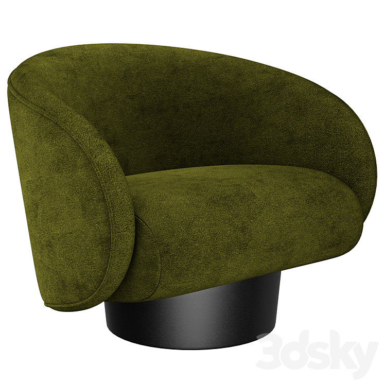 Rotunda Chair 3DS Max Model - thumbnail 1