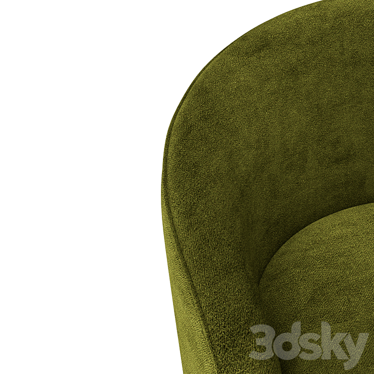 Rotunda Chair 3DS Max Model - thumbnail 2