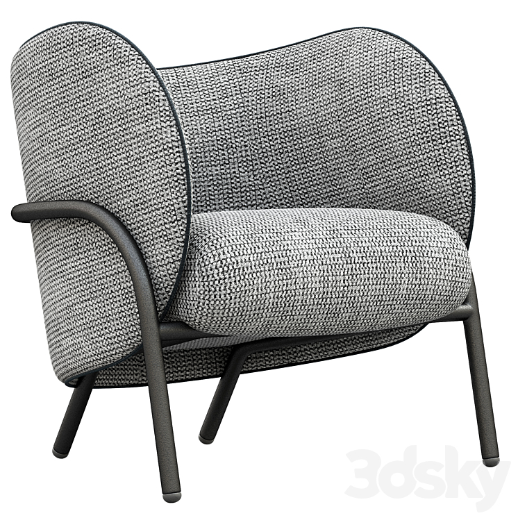 ROYCE ARMCHAIR 3DS Max - thumbnail 1