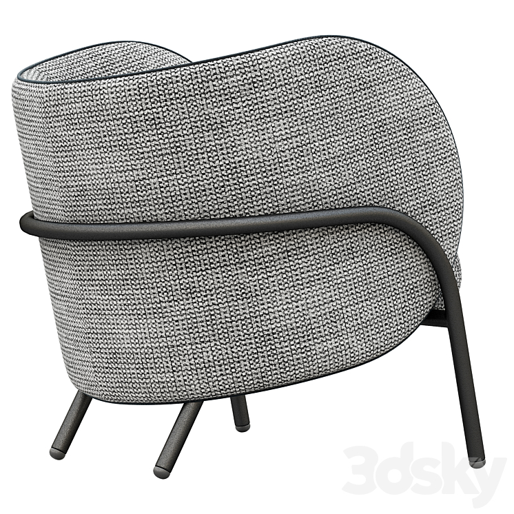 ROYCE ARMCHAIR 3DS Max - thumbnail 2