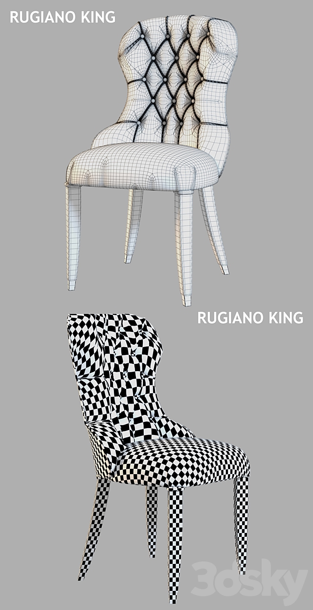 RUGIANO KING Armchair 3DSMax File - thumbnail 3