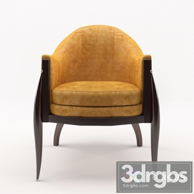 Ruhlmann Armchair 3dsmax Download - thumbnail 1