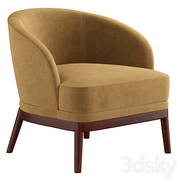 Ruth_armchair 3DS Max Model - thumbnail 1