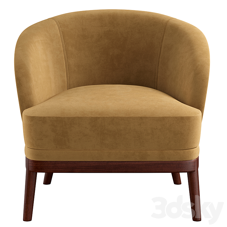 Ruth_armchair 3DS Max Model - thumbnail 2