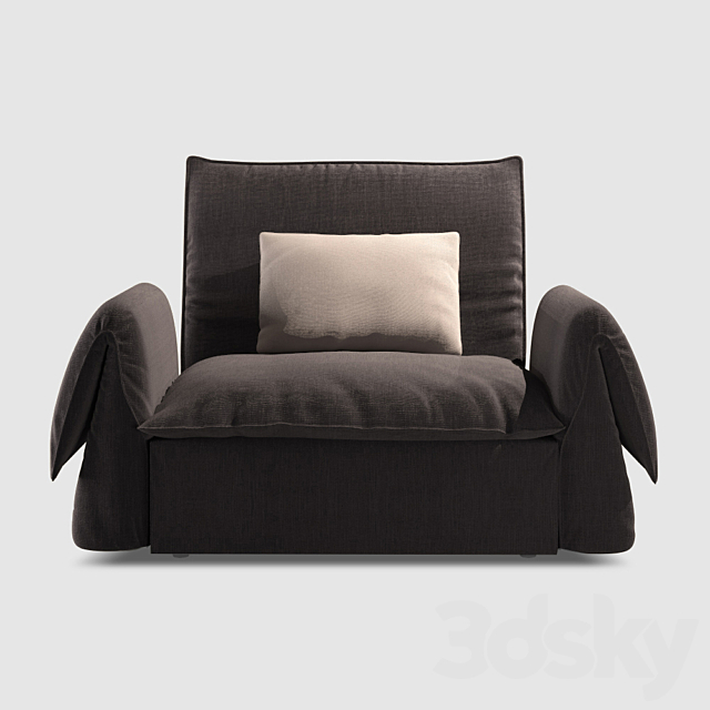 Saba Armchair 3DSMax File - thumbnail 1