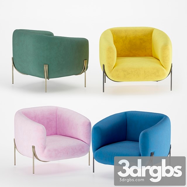 Saba geo armchair 3dsmax Download - thumbnail 1