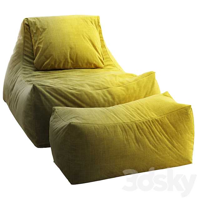 Saba Valentine Armchair 3DSMax File - thumbnail 4