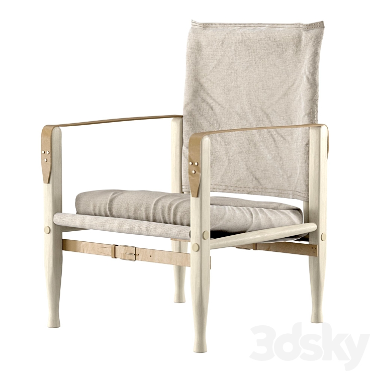 Safari Chair by Kaare Klint Carl Hansen 3DS Max - thumbnail 1