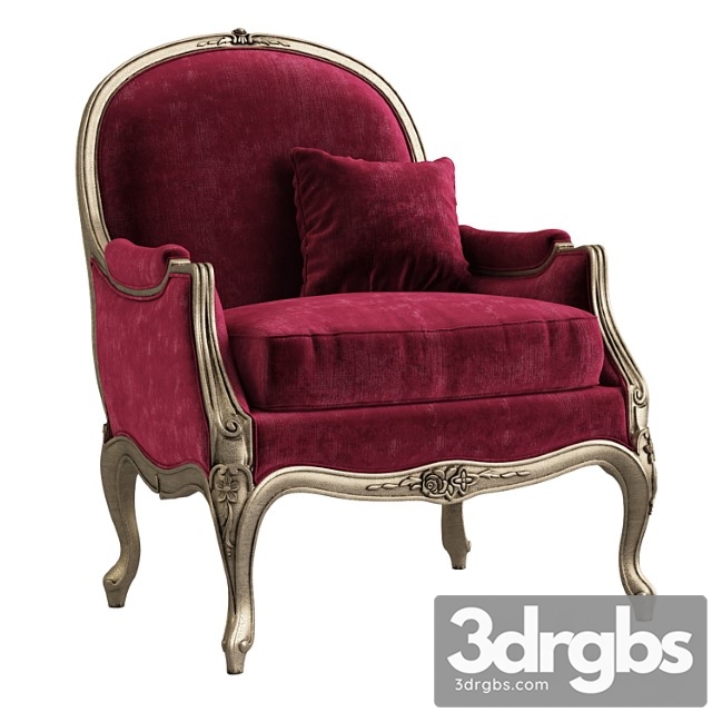 Salda arredamenti armchair art. 7852 3dsmax Download - thumbnail 1