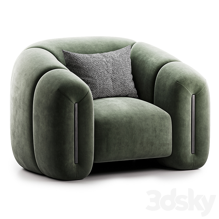 Salma Furniture JAQUELINE 3DS Max Model - thumbnail 1