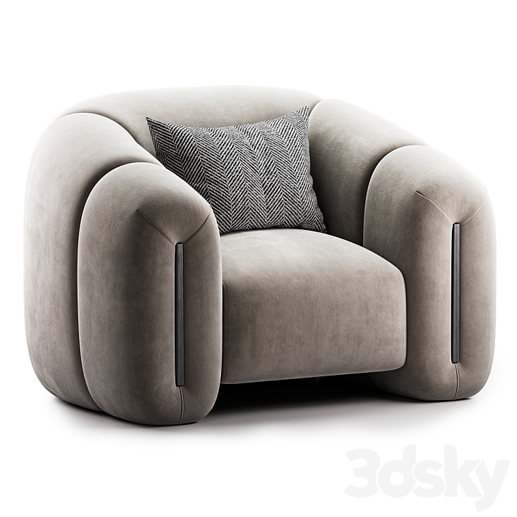 Salma Furniture JAQUELINE 3DS Max Model - thumbnail 2