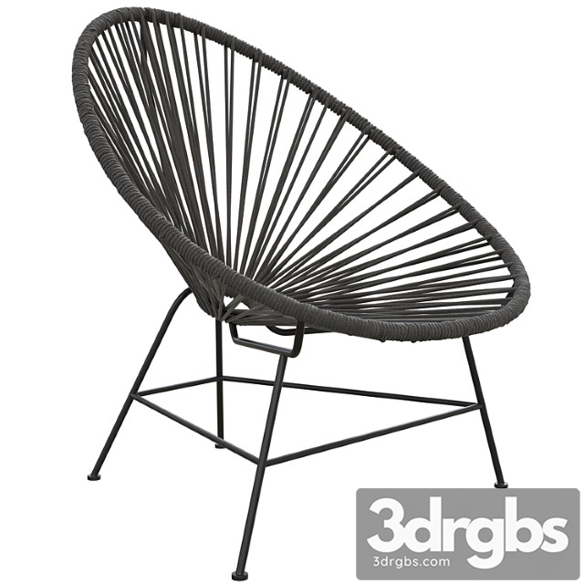 Samantha Armchair 3dsmax Download - thumbnail 1