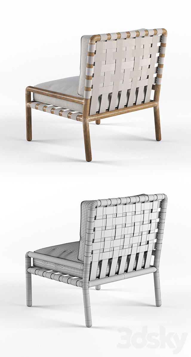 Samuel Marx Lounge Chairs for Quigley 3ds Max - thumbnail 3