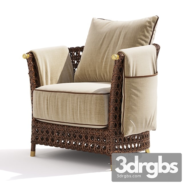 Samuele mazza rigel armchair 3dsmax Download - thumbnail 1