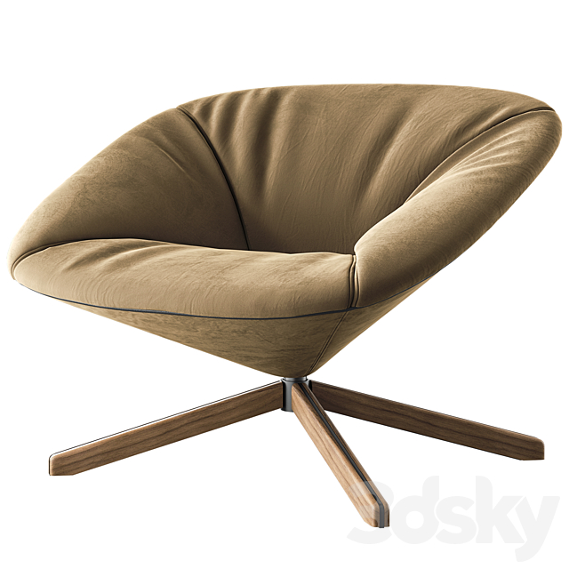 Sancal Tortuga Lounge Chair 3DSMax File - thumbnail 2