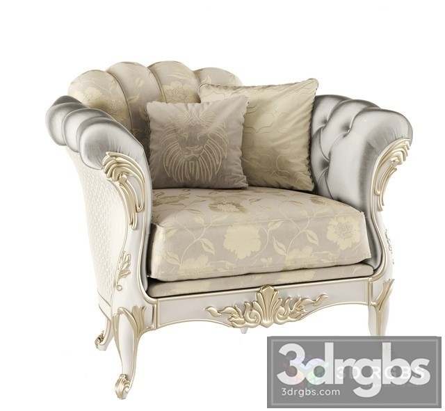 Sat Brera Armchair 3dsmax Download - thumbnail 1