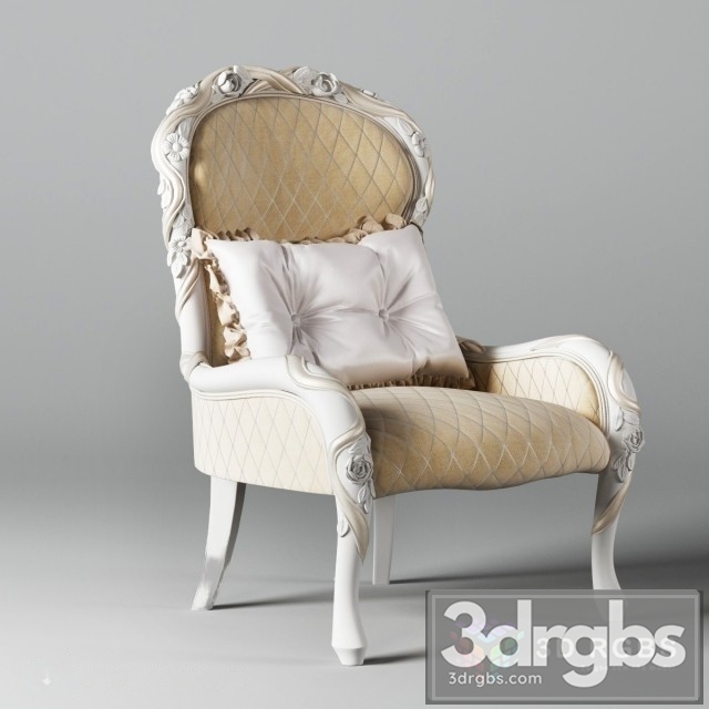 Savio Firmino 3003POL Armchair 3dsmax Download - thumbnail 1