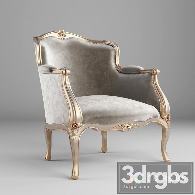 Savio Firmino 3119 POL Armchair 3dsmax Download - thumbnail 1