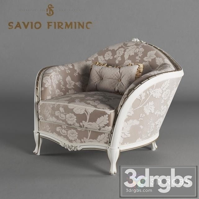 Savio Firmino 3213POL Armchair 3dsmax Download - thumbnail 1