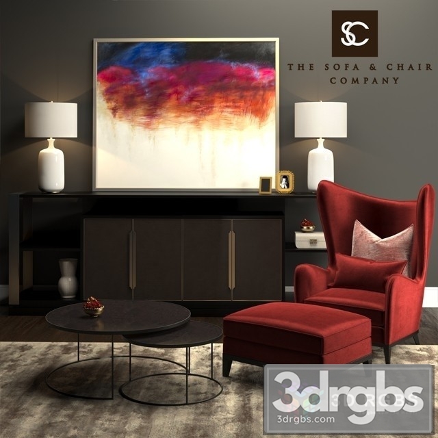 SC The Sofa And Chair 3dsmax Download - thumbnail 1