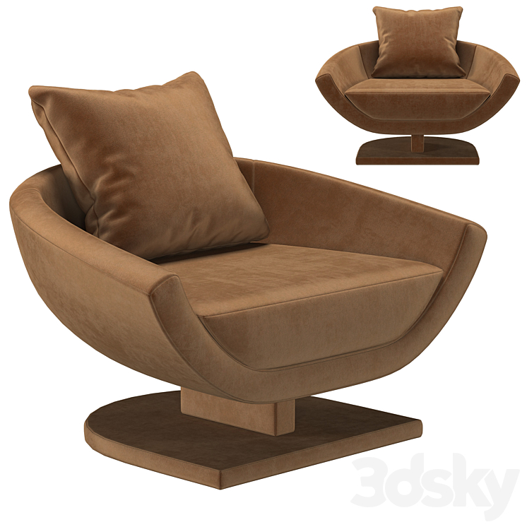 SCALA CHAIR 3DS Max Model - thumbnail 1