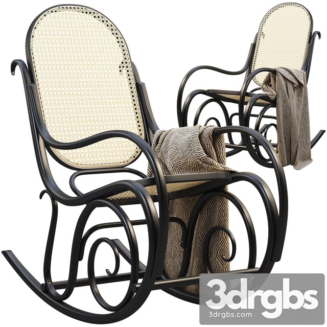 Schaukelstuhl Lounge Chair 3dsmax Download - thumbnail 1