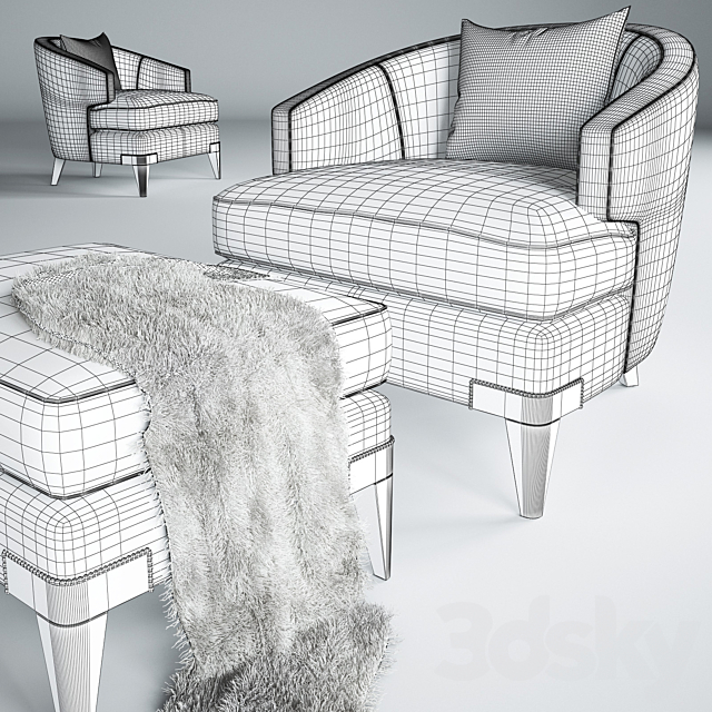 Schnadig Maggie Chair Schnadig Lani Chair 3ds Max - thumbnail 2