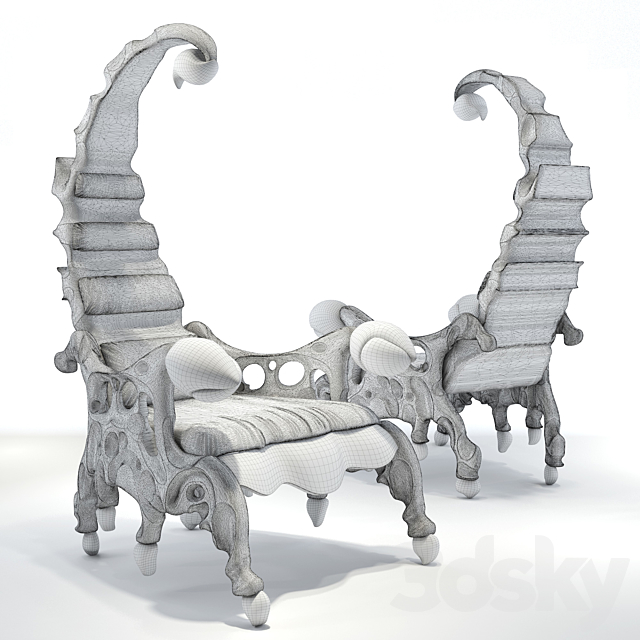 scorpion chair 3DSMax File - thumbnail 3