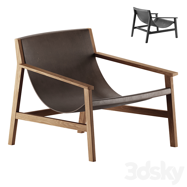 SDRAIO | Armchair by Living Divani 3DS Max Model - thumbnail 1