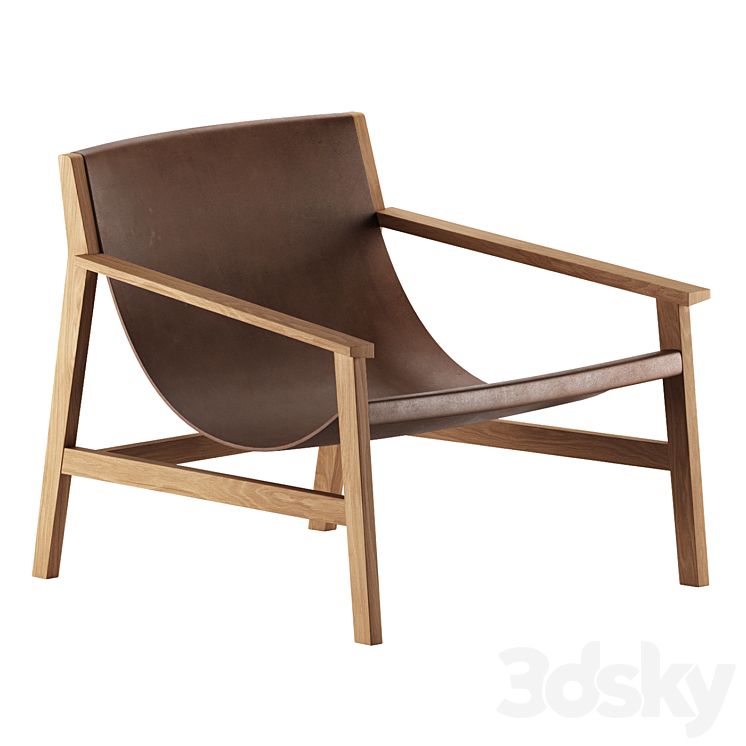 SDRAIO | Armchair by Living Divani 3DS Max Model - thumbnail 2