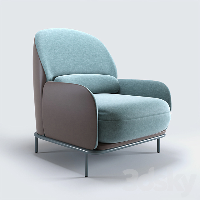 Se-london Beetley armchair 3DSMax File - thumbnail 2