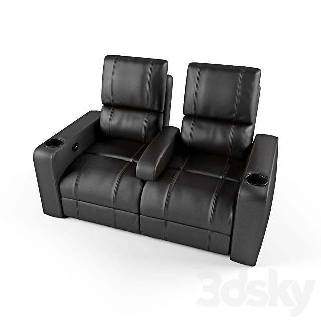 Seats for Cinemas 3DSMax File - thumbnail 2