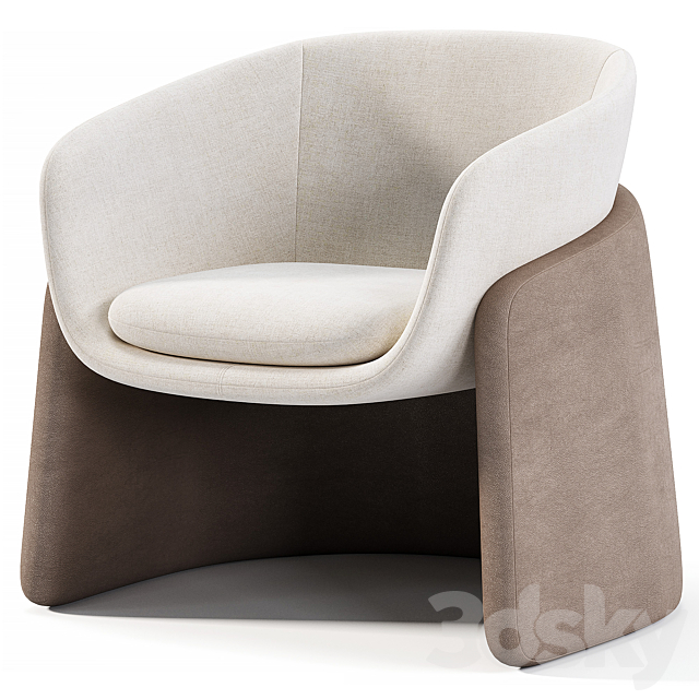 Seba Lounge Chair By Davis Furniture 3DS Max Model - thumbnail 5