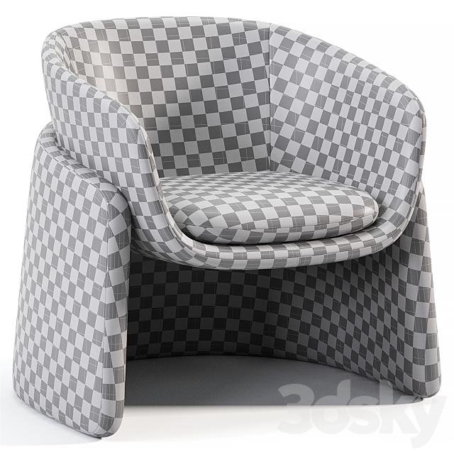 Seba Lounge Chair By Davis Furniture 3DS Max Model - thumbnail 7