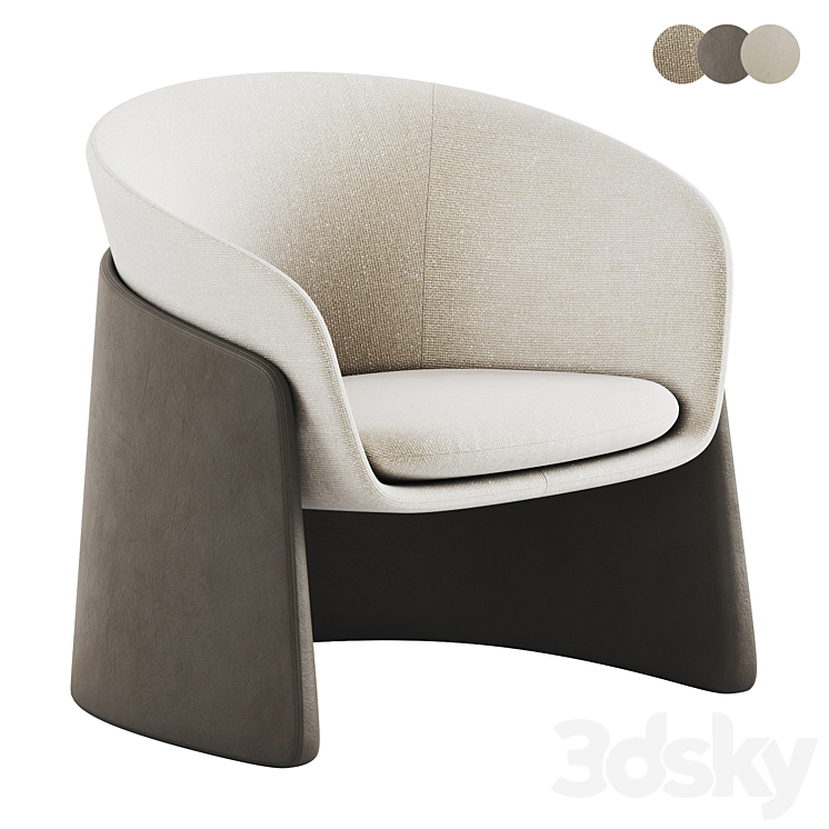 Seba Lounge Davis Furniture 3DS Max Model - thumbnail 1