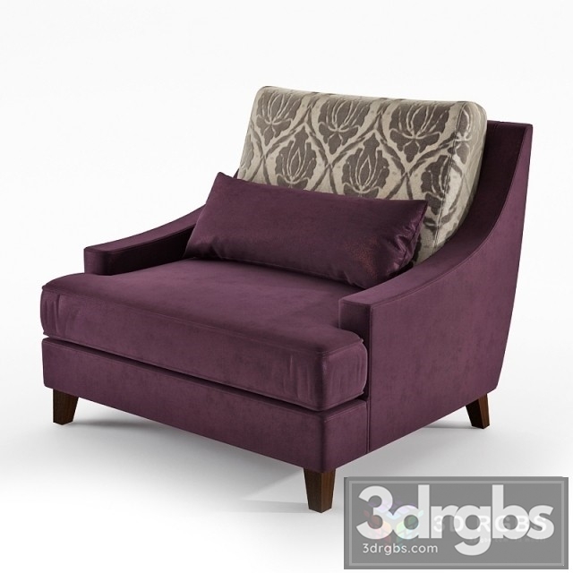 Selva 1125 Armchair 3dsmax Download - thumbnail 1