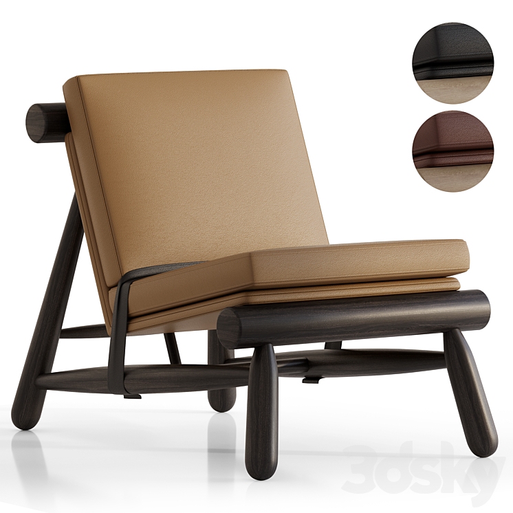 Seso Armchair – Collector Group 3DS Max Model - thumbnail 1