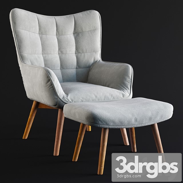 Sessel hocker armchair 3dsmax Download - thumbnail 1