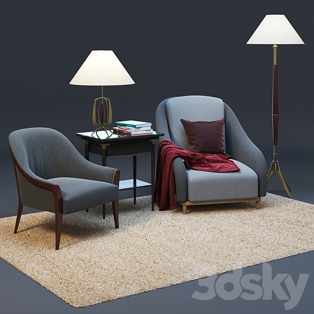 set designer furniture 3ds Max - thumbnail 1