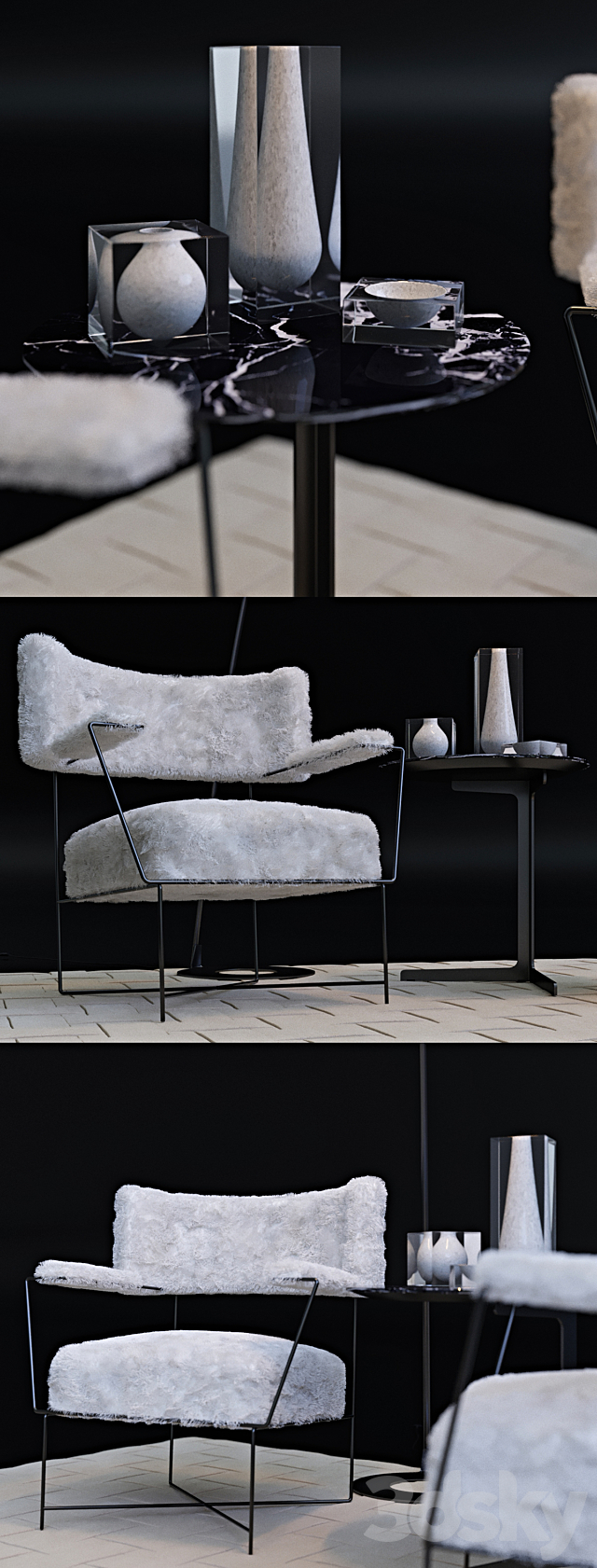 Set of models_01 3ds Max - thumbnail 3